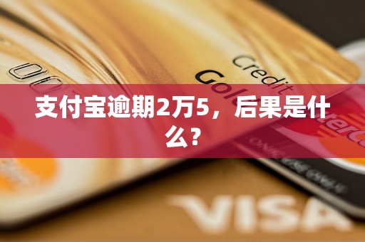 支付宝逾期2万5，后果是什么？