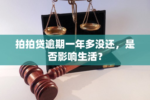 拍拍贷逾期一年多没还，是否影响生活？