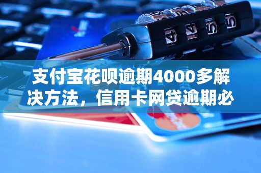 支付宝花呗逾期4000多解决方法，信用卡网贷逾期必看！