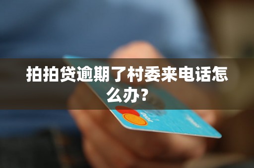 拍拍贷逾期了村委来电话怎么办？
