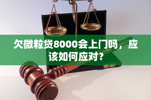 欠微粒贷8000会上门吗，应该如何应对？