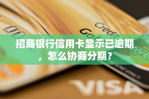 招商银行信用卡显示已逾期，怎么协商分期？