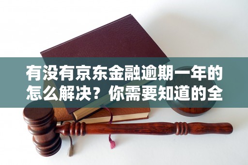 有没有京东金融逾期一年的怎么解决？你需要知道的全部解决方法