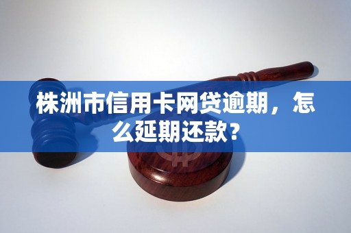 株洲市信用卡网贷逾期，怎么延期还款？