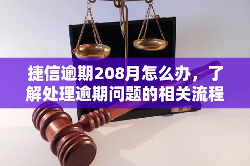 捷信逾期208月怎么办，了解处理逾期问题的相关流程和方法