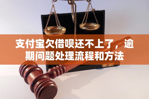 支付宝欠借呗还不上了，逾期问题处理流程和方法