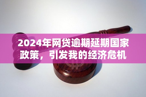 2024年网贷逾期延期国家政策，引发我的经济危机