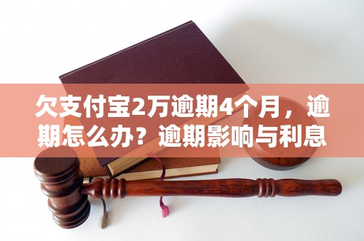 欠支付宝2万逾期4个月，逾期怎么办？逾期影响与利息了解！