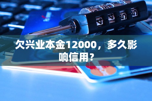 欠兴业本金12000，多久影响信用？