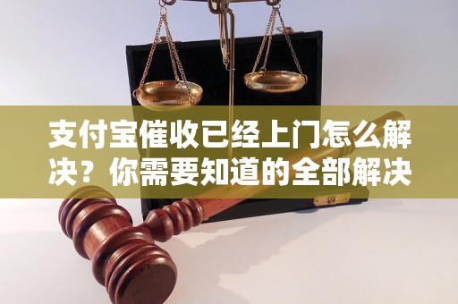 支付宝催收已经上门怎么解决？你需要知道的全部解决方法