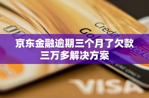 京东金融逾期三个月了欠款三万多解决方案