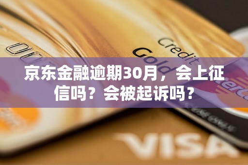 京东金融逾期30月，会上征信吗？会被起诉吗？