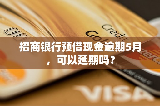 招商银行预借现金逾期5月，可以延期吗？