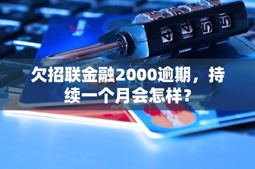 欠招联金融2000逾期，持续一个月会怎样？