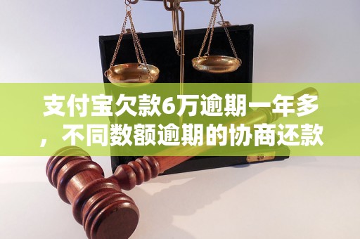 支付宝欠款6万逾期一年多，不同数额逾期的协商还款经验分享