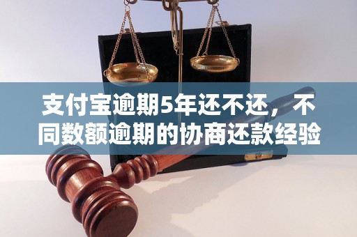 支付宝逾期5年还不还，不同数额逾期的协商还款经验分享