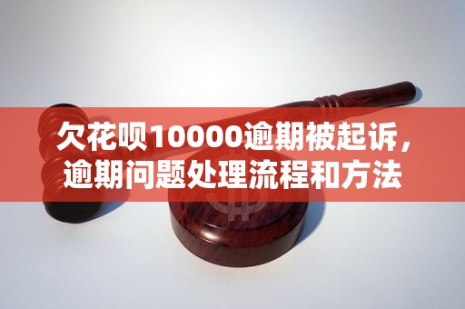 欠花呗10000逾期被起诉，逾期问题处理流程和方法