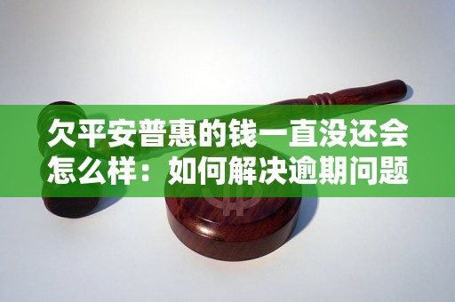 欠平安普惠的钱一直没还会怎么样：如何解决逾期问题？