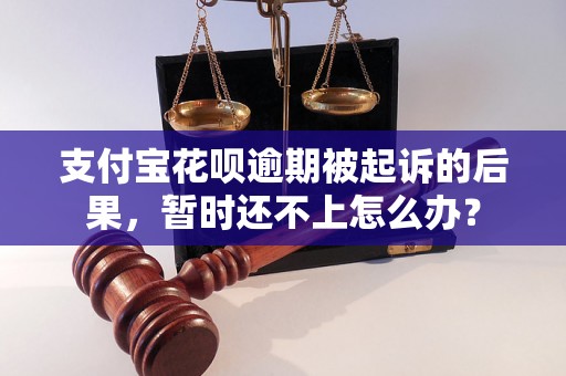 支付宝花呗逾期被起诉的后果，暂时还不上怎么办？