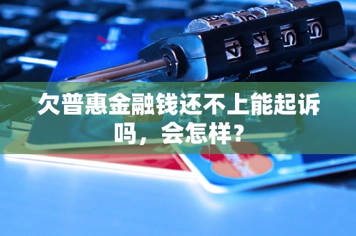 欠普惠金融钱还不上能起诉吗，会怎样？