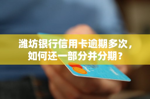 潍坊银行信用卡逾期多次，如何还一部分并分期？