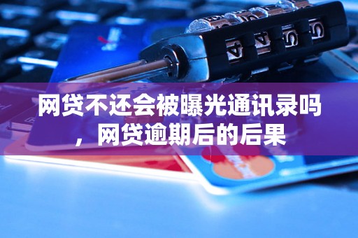 网贷不还会被曝光通讯录吗，网贷逾期后的后果