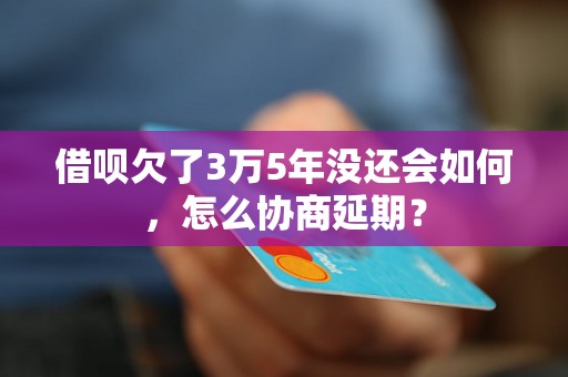 借呗欠了3万5年没还会如何，怎么协商延期？