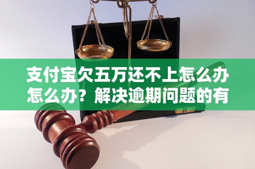 支付宝欠五万还不上怎么办怎么办？解决逾期问题的有效方法分享