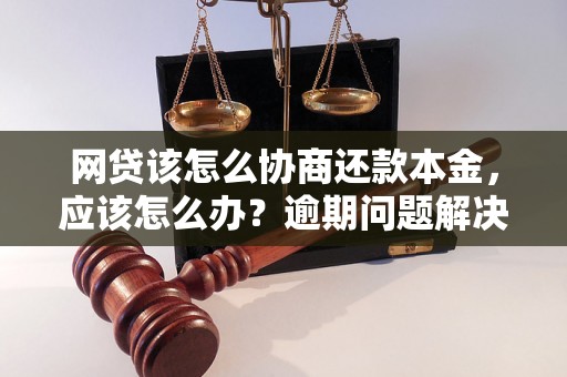 网贷该怎么协商还款本金，应该怎么办？逾期问题解决办法