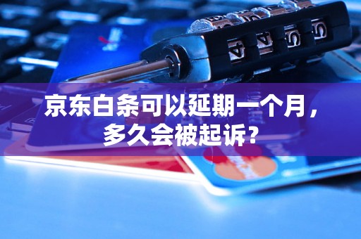 京东白条可以延期一个月，多久会被起诉？