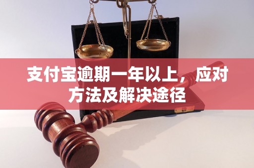 支付宝逾期一年以上，应对方法及解决途径