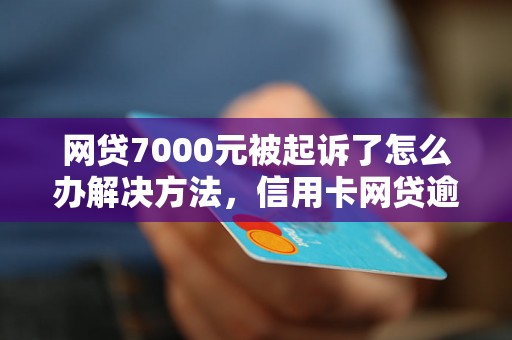 网贷7000元被起诉了怎么办解决方法，信用卡网贷逾期必看！