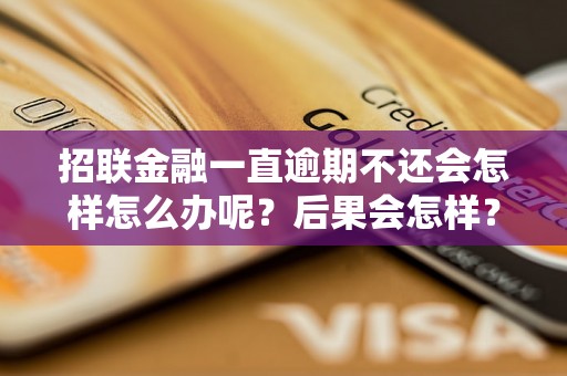 招联金融一直逾期不还会怎样怎么办呢？后果会怎样？