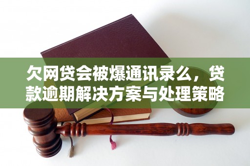 欠网贷会被爆通讯录么，贷款逾期解决方案与处理策略