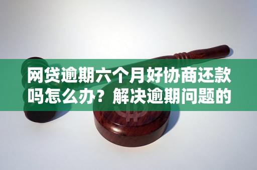 网贷逾期六个月好协商还款吗怎么办？解决逾期问题的有效方法分享