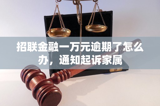 招联金融一万元逾期了怎么办，通知起诉家属