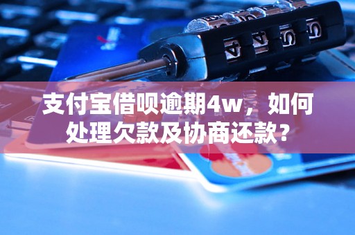 支付宝借呗逾期4w，如何处理欠款及协商还款？