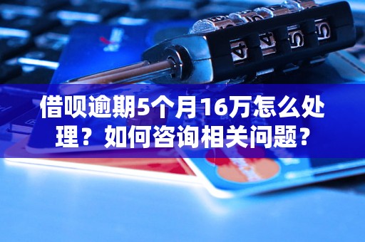 借呗逾期5个月16万怎么处理？如何咨询相关问题？