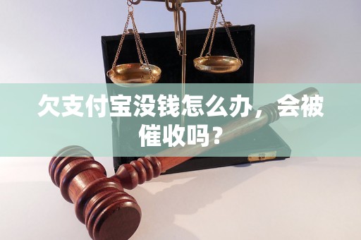 欠支付宝没钱怎么办，会被催收吗？