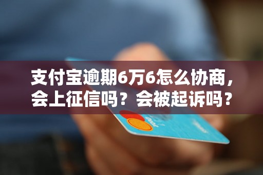 支付宝逾期6万6怎么协商，会上征信吗？会被起诉吗？