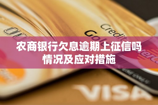 农商银行欠息逾期上征信吗情况及应对措施