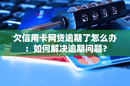 欠信用卡网贷逾期了怎么办：如何解决逾期问题？