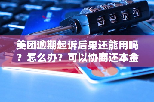 美团逾期起诉后果还能用吗？怎么办？可以协商还本金吗？