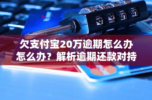 欠支付宝20万逾期怎么办怎么办？解析逾期还款对持卡人的影响