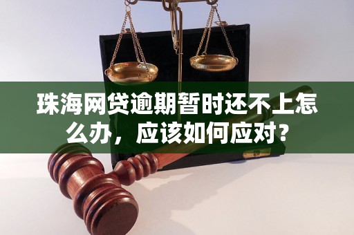 珠海网贷逾期暂时还不上怎么办，应该如何应对？