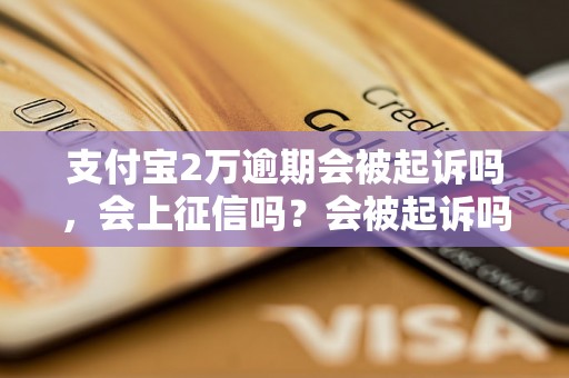 支付宝2万逾期会被起诉吗，会上征信吗？会被起诉吗？