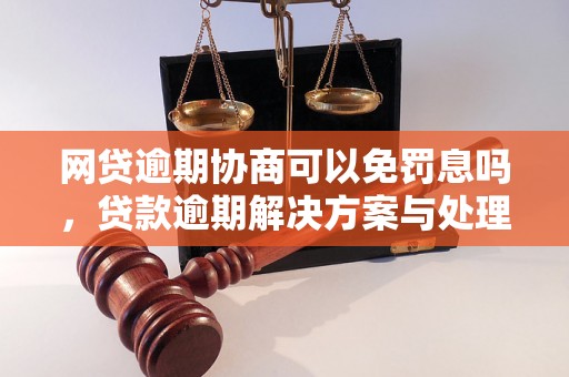 网贷逾期协商可以免罚息吗，贷款逾期解决方案与处理策略