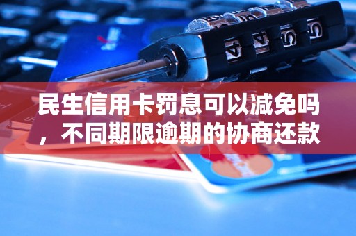 民生信用卡罚息可以减免吗，不同期限逾期的协商还款经验分享