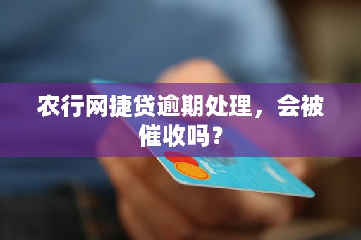 农行网捷贷逾期处理，会被催收吗？