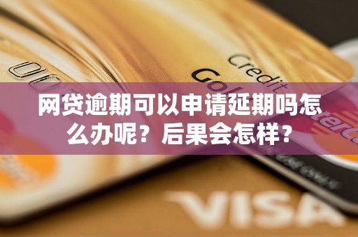 网贷逾期可以申请延期吗怎么办呢？后果会怎样？